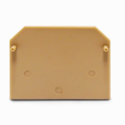 Kit Placa Final Bege | Borne Sek 2,5mm 10 Peças